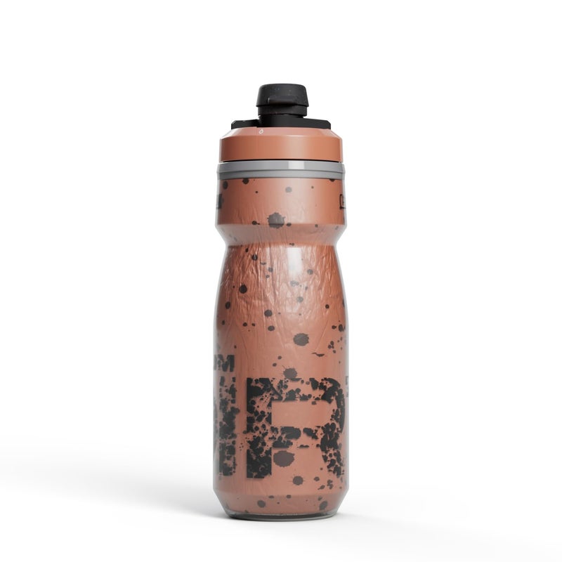 CamelBak Podium Dirt Series Chill Insulated Mountain Bike Squeeze Water Bottle Sierra Red, 21oz - Image 2